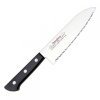 Nóż Masahiro BWH Santoku Wave Edge 165mm